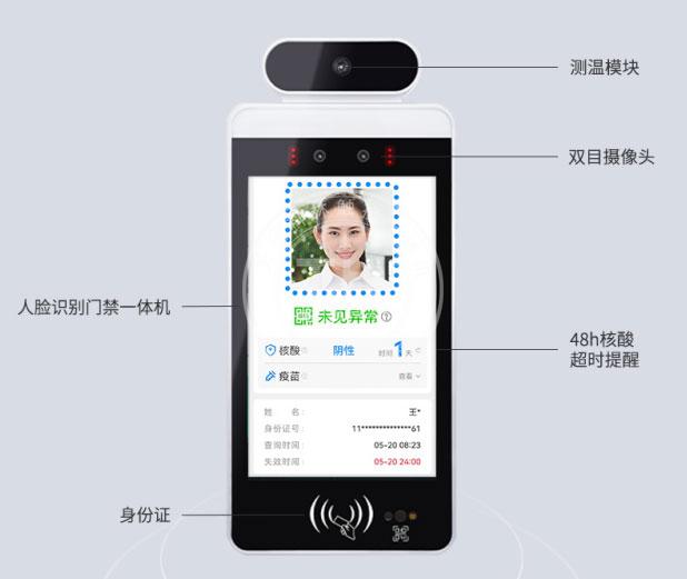 機場(chǎng)及高鐵站自助核驗健康碼防疫閘機的作用